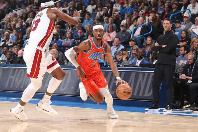 聯(lián)盟第一！亞歷山大29+8雷霆逆轉(zhuǎn)熱火 維金斯23分霍姆格倫16+9