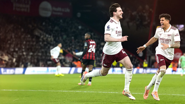 阿森納客場3-2伯恩茅斯強(qiáng)勢領(lǐng)跑