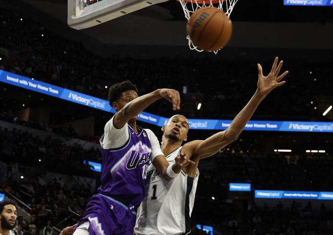 文班33+10+7三分賽季新高 馬刺輕取爵士達成30勝西部第二