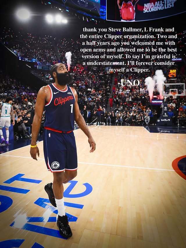 告別舊主！哈登自稱(chēng)永遠(yuǎn)是快船人 加蘭把克利夫蘭當(dāng)作第二個(gè)家